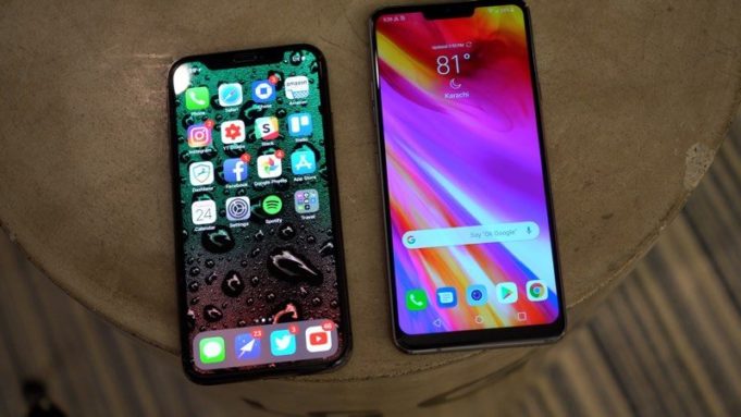 LG odmítá nařknutí z kopírování iPhone X se smartphonem G7