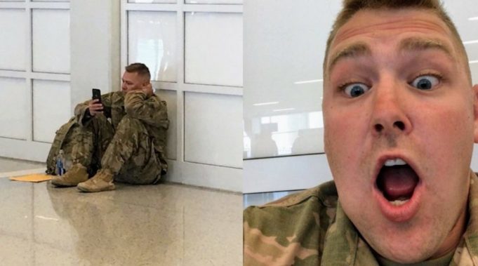 Voják sledoval narození svojí dcery díky FaceTime