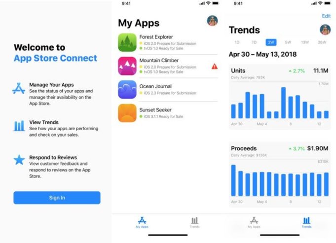 Apple uvedl pro vývojáře novou aplikaci App Store Connect