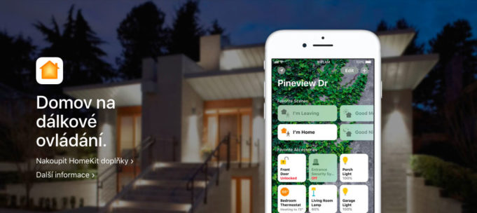 „Domácnost“ v iOS 12 a tvOS 12 podporuje fyzické ovladače od jiných výrobců