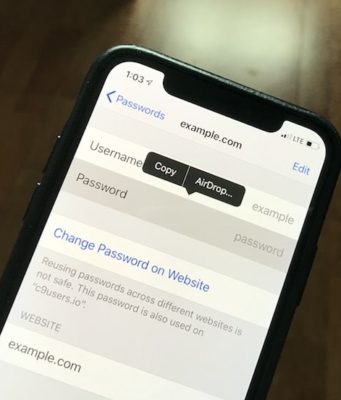 Návod – Jak sdílet hesla v systému iOS 12 pomocí funkce AirDrop