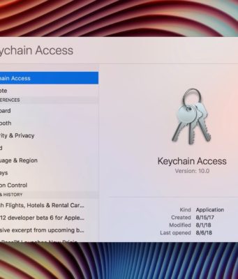 Návod – Jak upravit uložená hesla a přihlašovací údaje v aplikaci Klíčenka na Macu