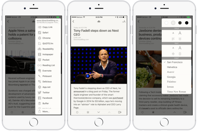 RRS klient, Reeder 3 je nyní k dispozici v App Store i Mac App Store zdarma