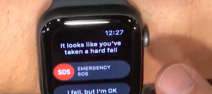 Nové video testuje novou funkci detekce pádů v Apple Watch Series 4