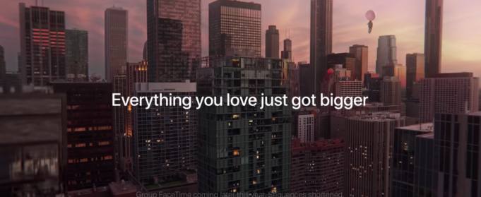 Apple představil novou reklamu na větší iPhone XS a XS Max