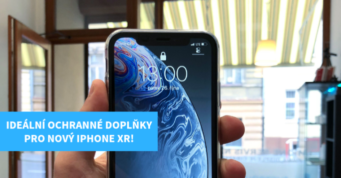 Průhledný Gumový obal a 3D Tvrzené sklo pro iPhone XR!