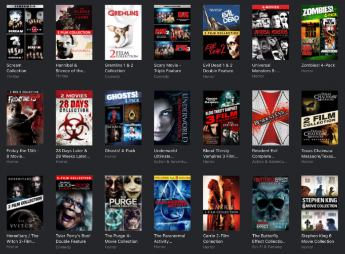 Slevy na iTunes filmy – Halloweenské horory