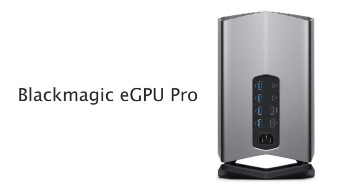 Nová externí grafické zařízení BlackMagic eGPU Pro nebude k dispozici až do konce prosince