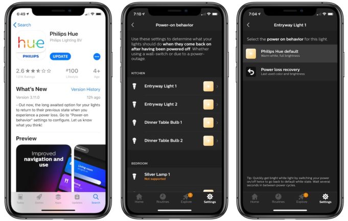 Žárovky Philips Hue mají nyní možnost nastavení pro výpadek elektřiny