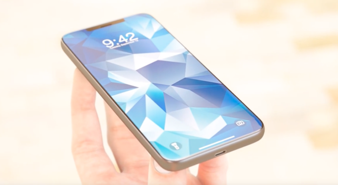 Ujetý koncept iPhonu X a dronu zároveň