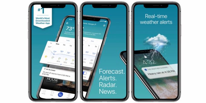 Aplikace The Weather Channel údajně posílá údaje uživatelů až 40 firmám třetích stran
