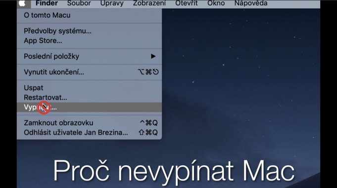 Videocast – Proč nevypínat Mac?