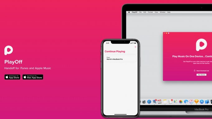 Pomocí aplikace PlayOff můžete přehrát hudbu z Apple Music na Macu a pokračovat na iPhonu