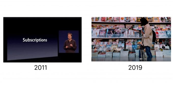Apple představil službu Apple News+ podobně jako v roce 2011 aplikaci Newsstand