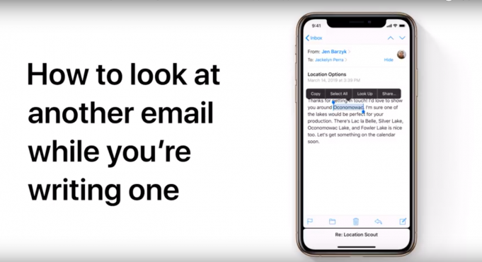 Apple návody – Jak se vrátit do příchozí pošty, když zrovna píšete e-mail