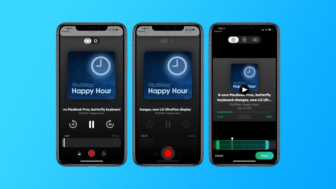 Castro Podcast Player pro iOS byl aktualizován s podporou pro sdílení klipů