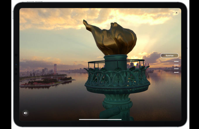 Nová AR aplikace Statue of Liberty vám umožní prohlédnout si sochu Svobody ze všech úhlů