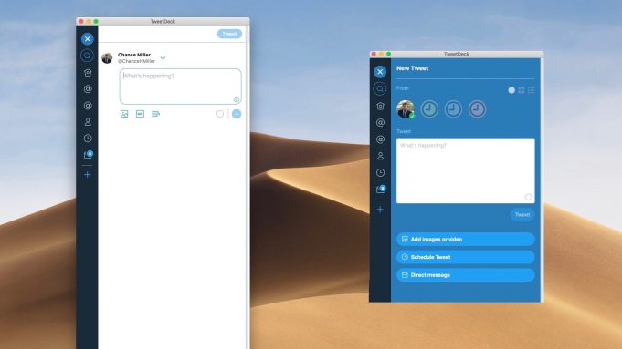 Aplikace Tweetdeck byla aktualizována s několika novými funkcemi a změnami