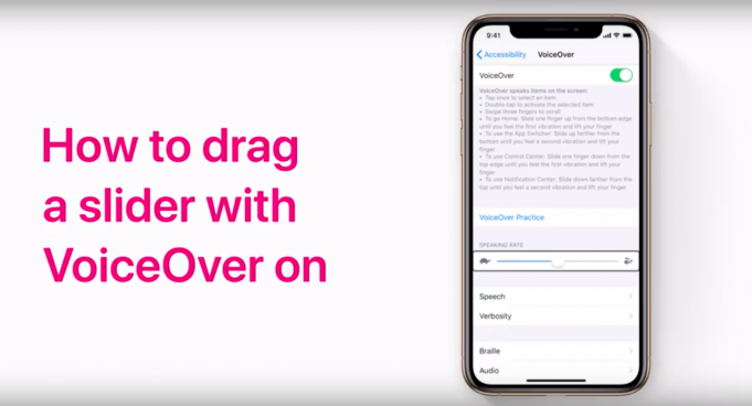 Apple návody – Jak nastavit rychlost čtení s aktivovanou funkcí VoiceOver na iPhonu