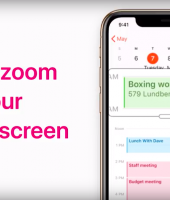 Apple návody – Jak přiblížit obrazovku iPhonu pomocí funkce Zvětšení