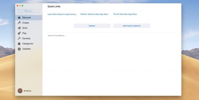 Mac App Store má problémy se správným zobrazováním obsahu