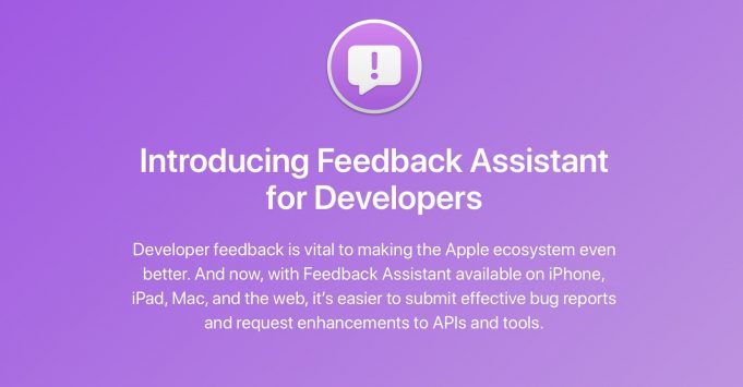 Apple rozšiřuje platformu Feedback Assistant pro vývojáře