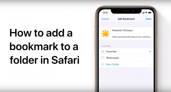 Apple návody – Jak přidat záložky do složek v Safari na iPhonu, iPadu nebo iPodu touch