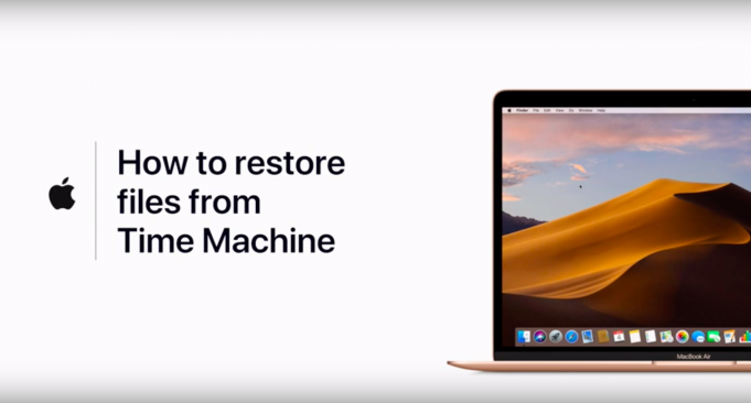 Apple návody – Jak obnovit soubory pomocí Time Machine