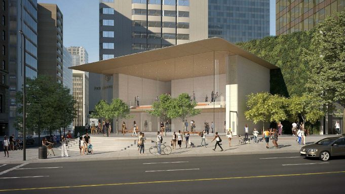 Vancouver schválil rekonstrukci nákupního Pacific Center, součástí úprav je i Apple Store