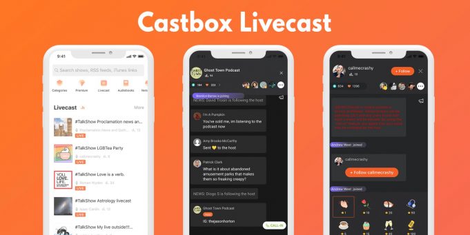 Castbox zahajuje funkci živého přenosu