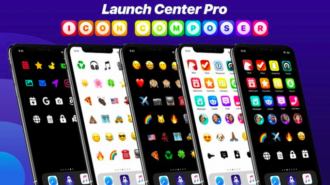 Aplikace Launch Center Pro byla aktualizována s novou funkcí Icon Composer