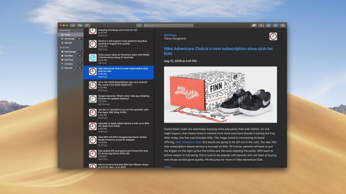 RSS čtečka NetNewsWire 5.0 pro macOS je k dispozici ve veřejné beta verzi