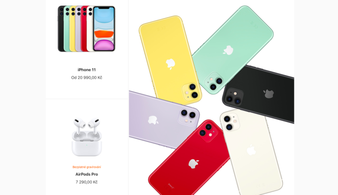 Apple aktualizoval svoji webovou stránku o tipy na Vánoční dárky