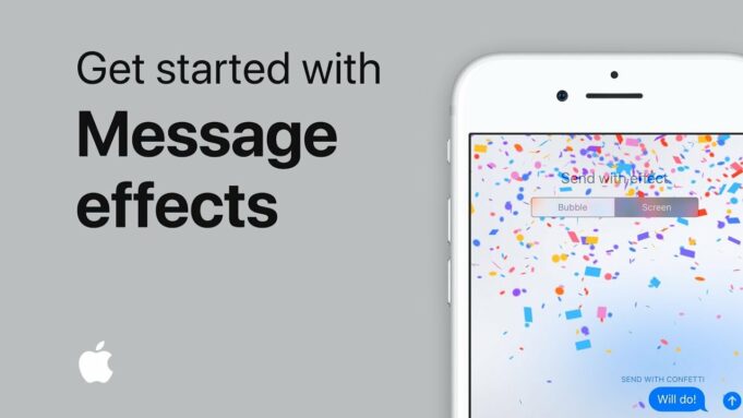 Apple návody – Jak odeslat zprávu s efekty na iPhonu