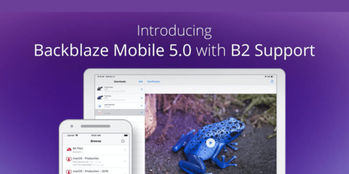 Backblaze, oblíbená aplikace pro zálohování, byla aktualizována