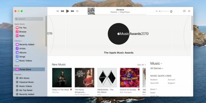 Návod – Jak zobrazit iTunes Store v aplikaci Hudba v macOS Catalina