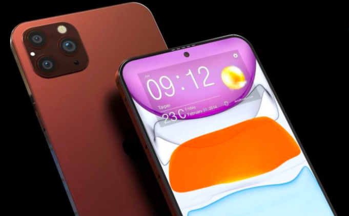 Koncept – iPhone 12 Pro Max se skenerem otisků prstů na displeji