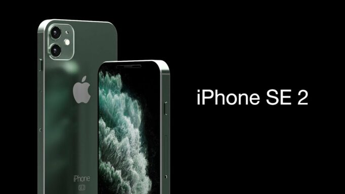 Koncept – iPhone SE 2 s fotoaparátem s dvojitým objektivem