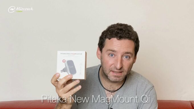 Magnetický držák Pitaka New MagMount Qi s bezdrátovým nabíjením pro iPhone