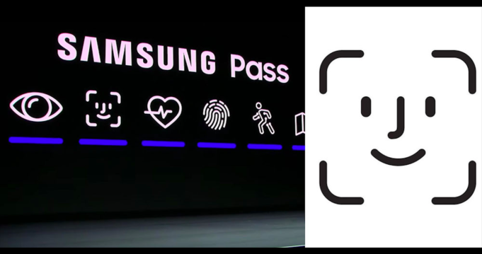 Samsung okopíroval ikonu pro Face ID na prezentaci nové funkce Samsung Pass