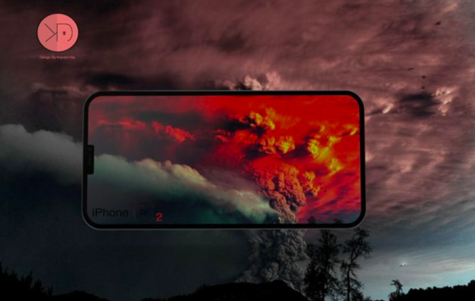 Koncept – iPhone SE 2 s 5,8palcovým displejem a 2800 mAh baterií