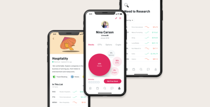Populární aplikace Robinhood dnes obdržela velice zajímavou aktualizaci