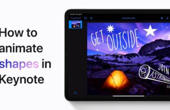 Apple návody – Jak vytvořit animaci v aplikaci Keynote na iPhonu nebo iPadu