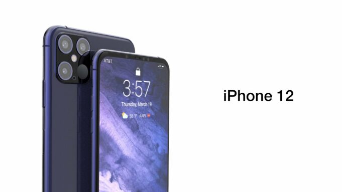 Koncept – iPhone 12 s fotoaparátem s LiDAR skenerem