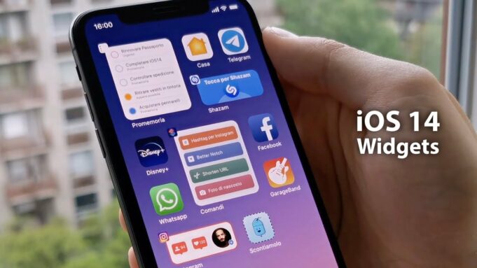 Koncept – iOS 14 s přizpůsobitelnými widgety