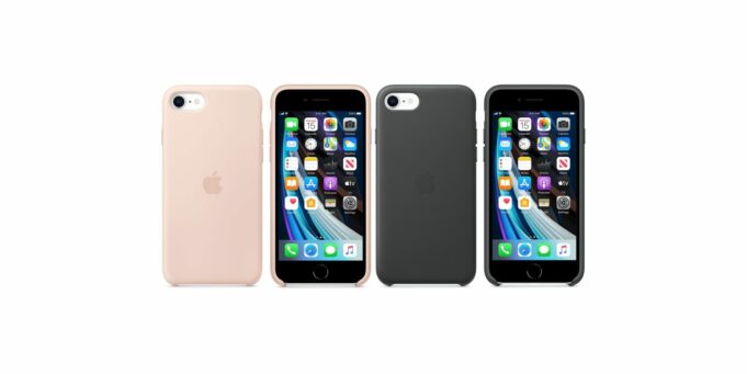 Apple vydal silikonová a kožená pouzdra pro nový iPhone SE