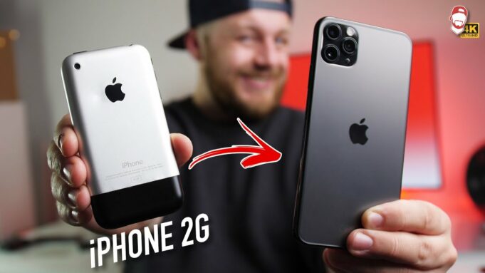 Originální Apple iPhone 2G vs. iPhone 11 Pro Max