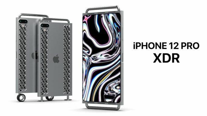 Koncept – Jak by vypadal iPhone 12 Pro, kdyby měl design Macu Pro?