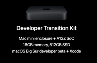 Apple nabízí vývojářům Developer Transition Kit, který obsahuje Mac mini s čipem A12X