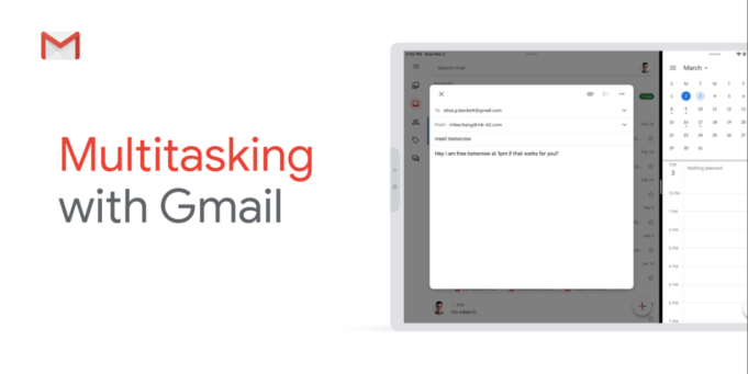 Aplikace Gmail obdržela aktualizaci s podporou Split View